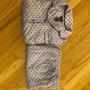 Women’s Purple Fleece Pajama Set